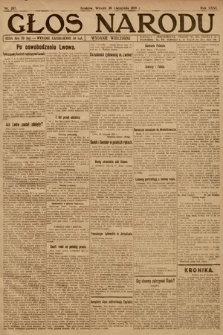 Głos Narodu (wydanie wieczorne). 1918, nr 267