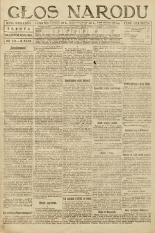 Głos Narodu (wydanie poranne). 1918, nr 271
