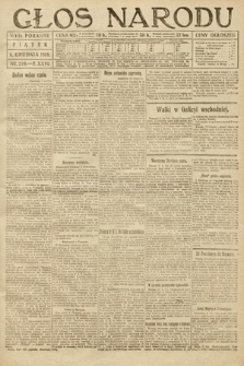 Głos Narodu (wydanie poranne). 1918, nr 276
