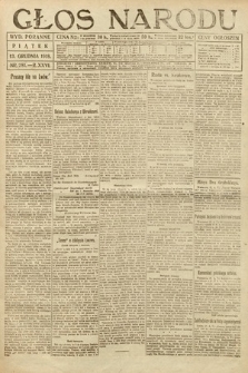 Głos Narodu (wydanie poranne). 1918, nr 281