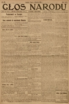 Głos Narodu (wydanie wieczorne). 1918, nr 281
