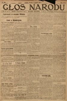 Głos Narodu (wydanie wieczorne). 1918, nr 284