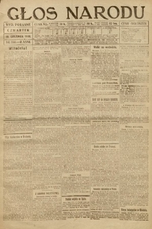 Głos Narodu (wydanie poranne). 1918, nr 286