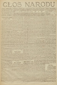 Głos Narodu (wydanie poranne). 1918, nr 289