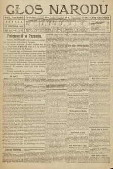 Głos Narodu (wydanie poranne). 1918, nr 292
