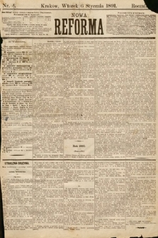 Nowa Reforma. 1891, nr 4