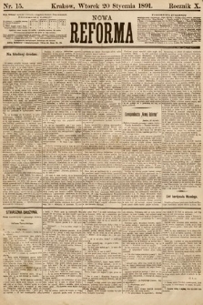 Nowa Reforma. 1891, nr 15