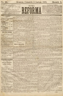 Nowa Reforma. 1891, nr 28