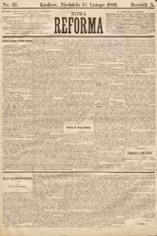 Nowa Reforma. 1891, nr 37