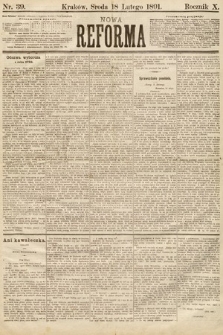 Nowa Reforma. 1891, nr 39