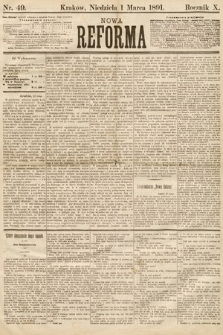 Nowa Reforma. 1891, nr 49