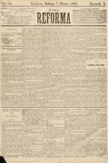 Nowa Reforma. 1891, nr 54