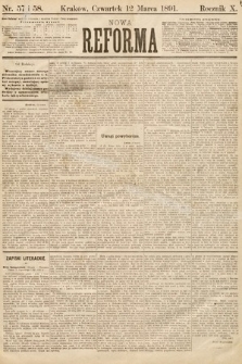 Nowa Reforma. 1891, nr 57 i 58