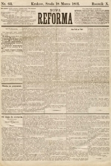 Nowa Reforma. 1891, nr 63