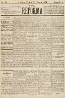 Nowa Reforma. 1891, nr 65