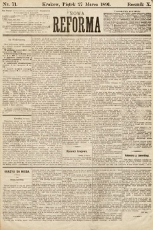 Nowa Reforma. 1891, nr 71