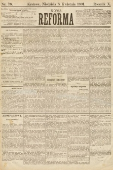 Nowa Reforma. 1891, nr 78