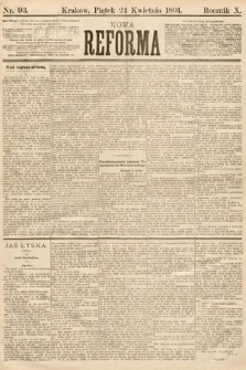 Nowa Reforma. 1891, nr 93