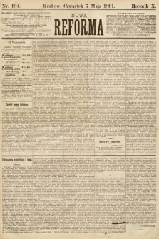 Nowa Reforma. 1891, nr 104