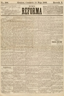 Nowa Reforma. 1891, nr 108