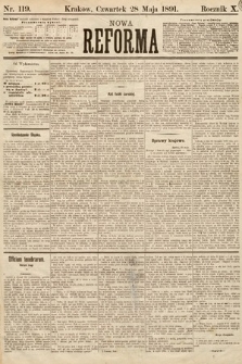 Nowa Reforma. 1891, nr 119