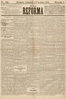 Nowa Reforma. 1891, nr 124