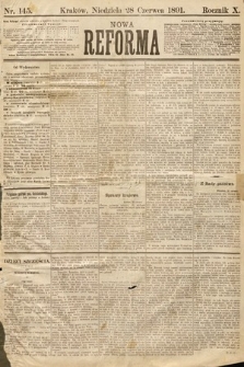 Nowa Reforma. 1891, nr 145