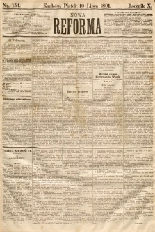 Nowa Reforma. 1891, nr 154