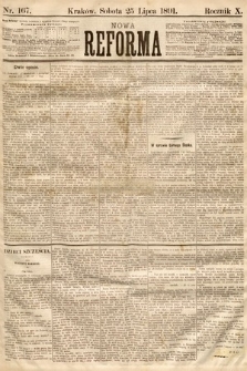 Nowa Reforma. 1891, nr 167