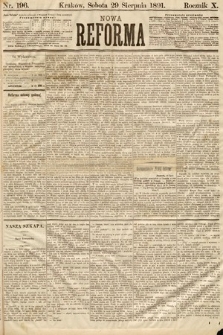 Nowa Reforma. 1891, nr 196