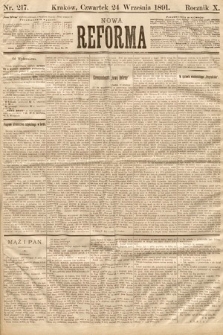 Nowa Reforma. 1891, nr 217