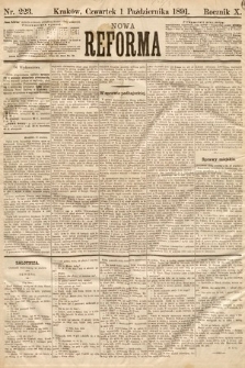 Nowa Reforma. 1891, nr 223