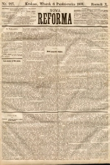 Nowa Reforma. 1891, nr 227