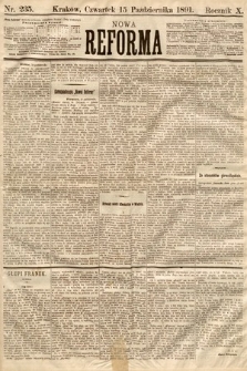 Nowa Reforma. 1891, nr 235