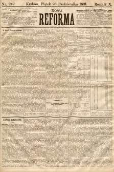 Nowa Reforma. 1891, nr 242