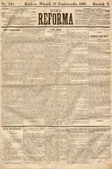 Nowa Reforma. 1891, nr 245