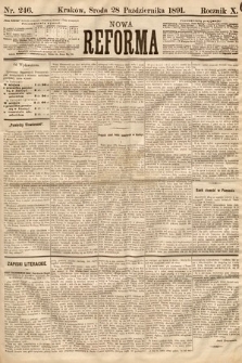 Nowa Reforma. 1891, nr 246