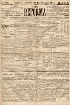 Nowa Reforma. 1891, nr 247