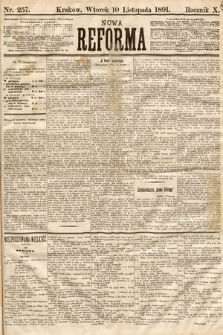 Nowa Reforma. 1891, nr 257