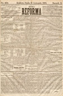 Nowa Reforma. 1891, nr 258