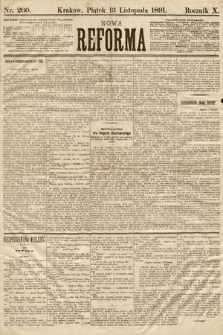 Nowa Reforma. 1891, nr 260