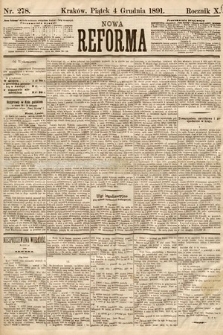 Nowa Reforma. 1891, nr 278