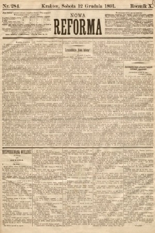 Nowa Reforma. 1891, nr 284