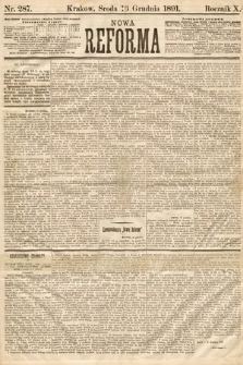 Nowa Reforma. 1891, nr 287