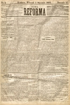 Nowa Reforma. 1892, nr 3