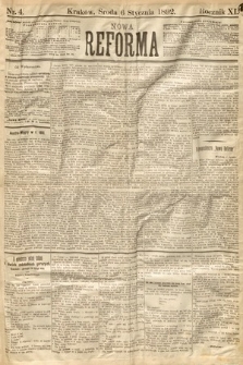 Nowa Reforma. 1892, nr 4