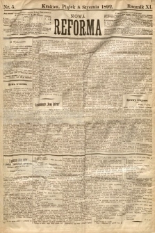 Nowa Reforma. 1892, nr 5