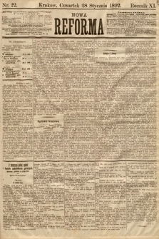 Nowa Reforma. 1892, nr 22
