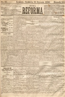 Nowa Reforma. 1892, nr 25