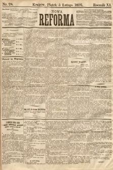 Nowa Reforma. 1892, nr 28